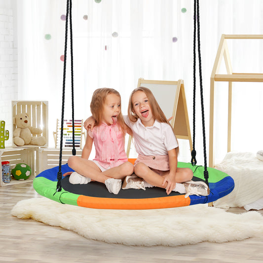 100cm Flying Saucer Tree Swing | Colorful 600D Oxford Fabric