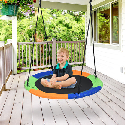 Costway 100cm Flying Saucer Tree Swing Waterproof 600D Oxford Fabric Swing