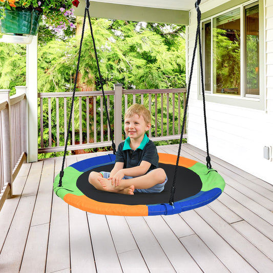 Costway 100cm Flying Saucer Tree Swing Waterproof 600D Oxford Fabric Swing