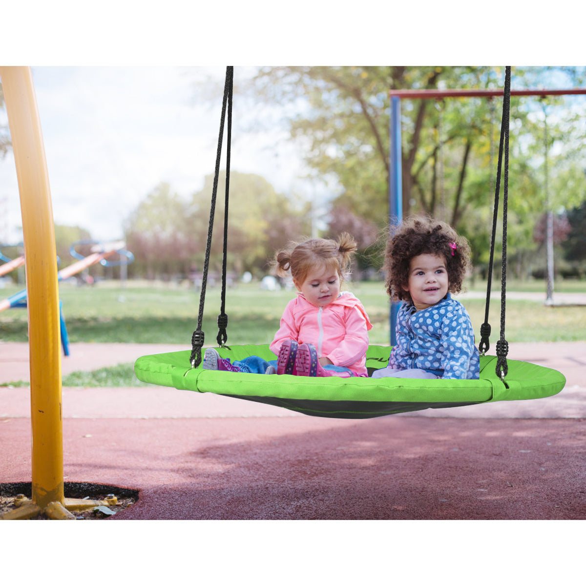 Green 100cm Flying Saucer Tree Swing | 300kg Capacity