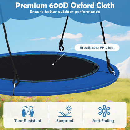 100cm Blue LED Light Tree Swing | 8 Modes | 300kg Capacity
