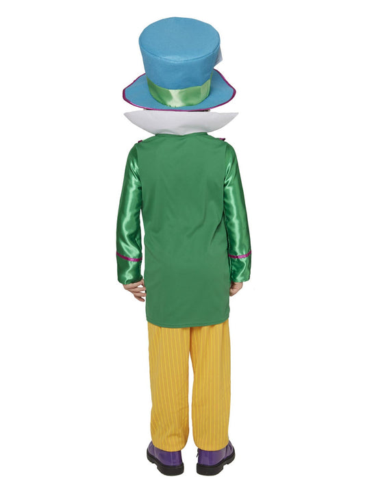 Mad Hatter deluxe costume for boys, a Disney licensed character outfit for playtime fun.