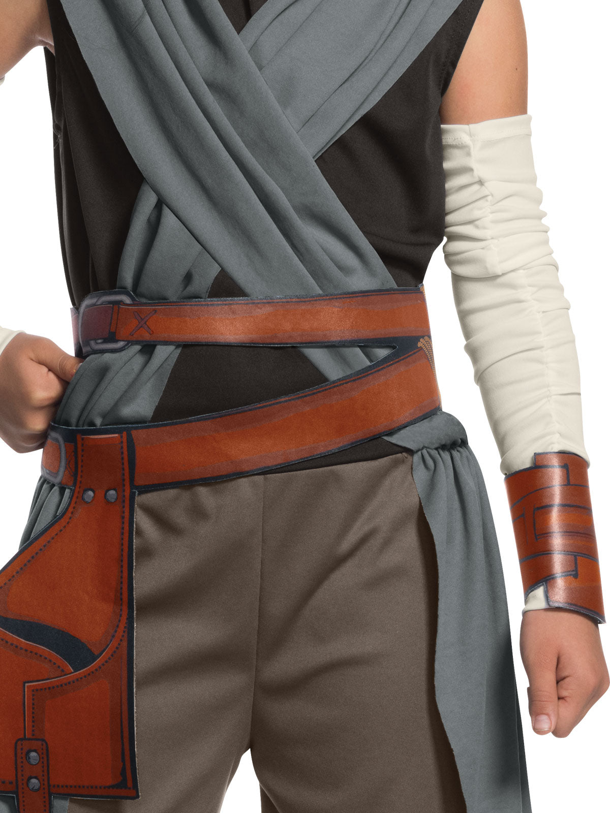 Official Disney Rey costume for kids, perfect for aspiring Jedi at home playtime.