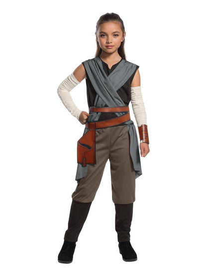 Kids Rey Classic Star Wars Costume - Official Disney Merch, ideal for fun playtime at home.