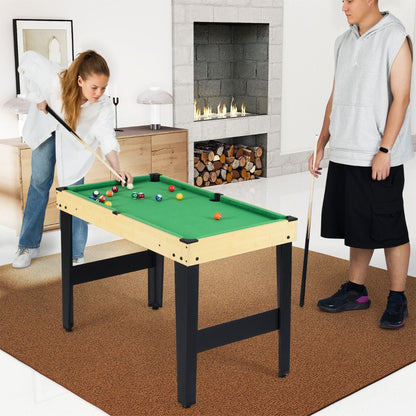 10 In 1 Multi Game Table | Natural Wood Foosball Hockey Pool