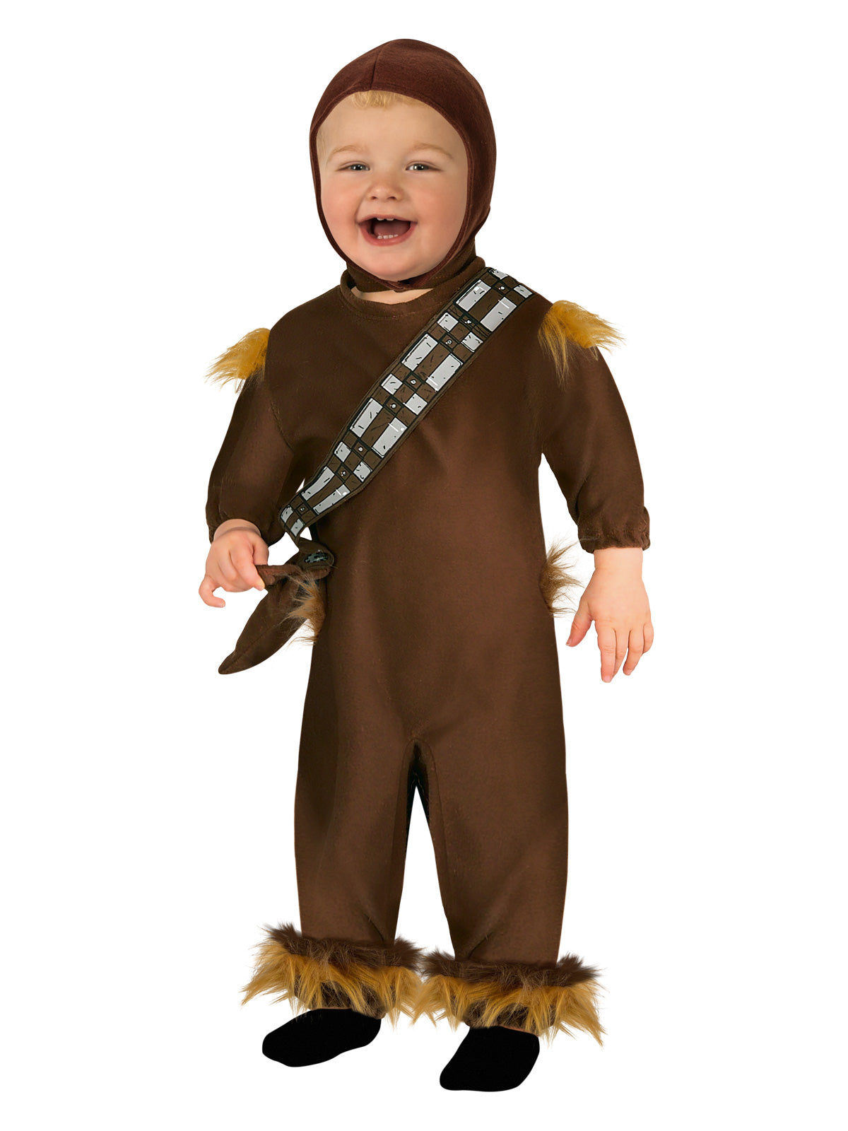 Toddler Chewbacca Costume - Star Wars jumpsuit and headpiece for fun playtime adventures.