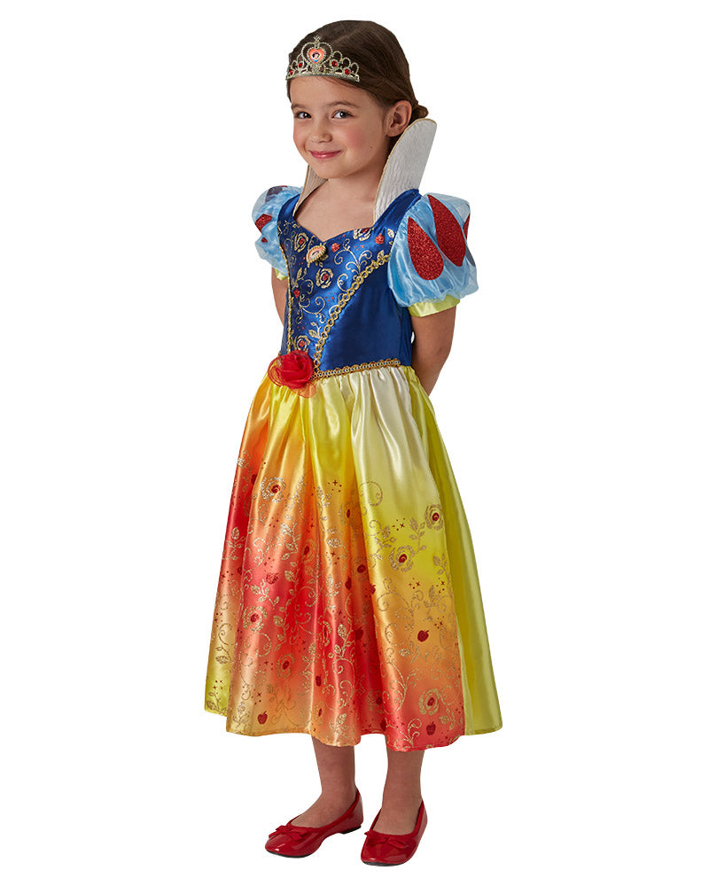 Snow White Deluxe Costume | Satin Bodice Skirt & Tiara Kids