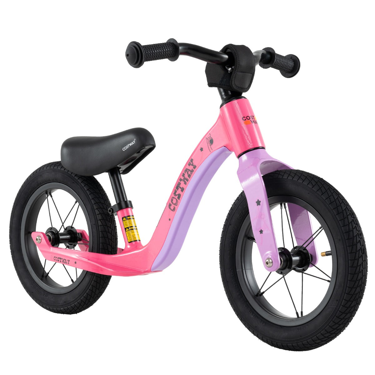 12 Inch Balance Bike | Adjustable Magnesium Frame Mix Pink