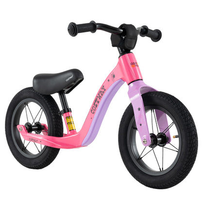 12 Inch Balance Bike | Adjustable Magnesium Frame Mix Pink