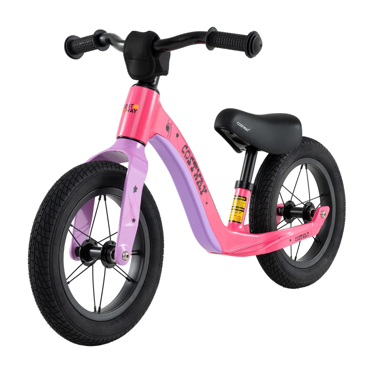12 Inch Balance Bike | Adjustable Magnesium Frame Mix Pink