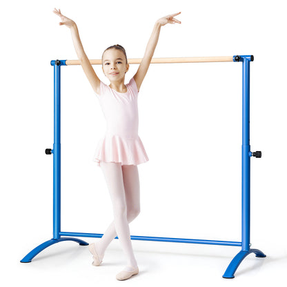 130cm Blue Ballet Barre | 4 Height Adjustable Dance Bar
