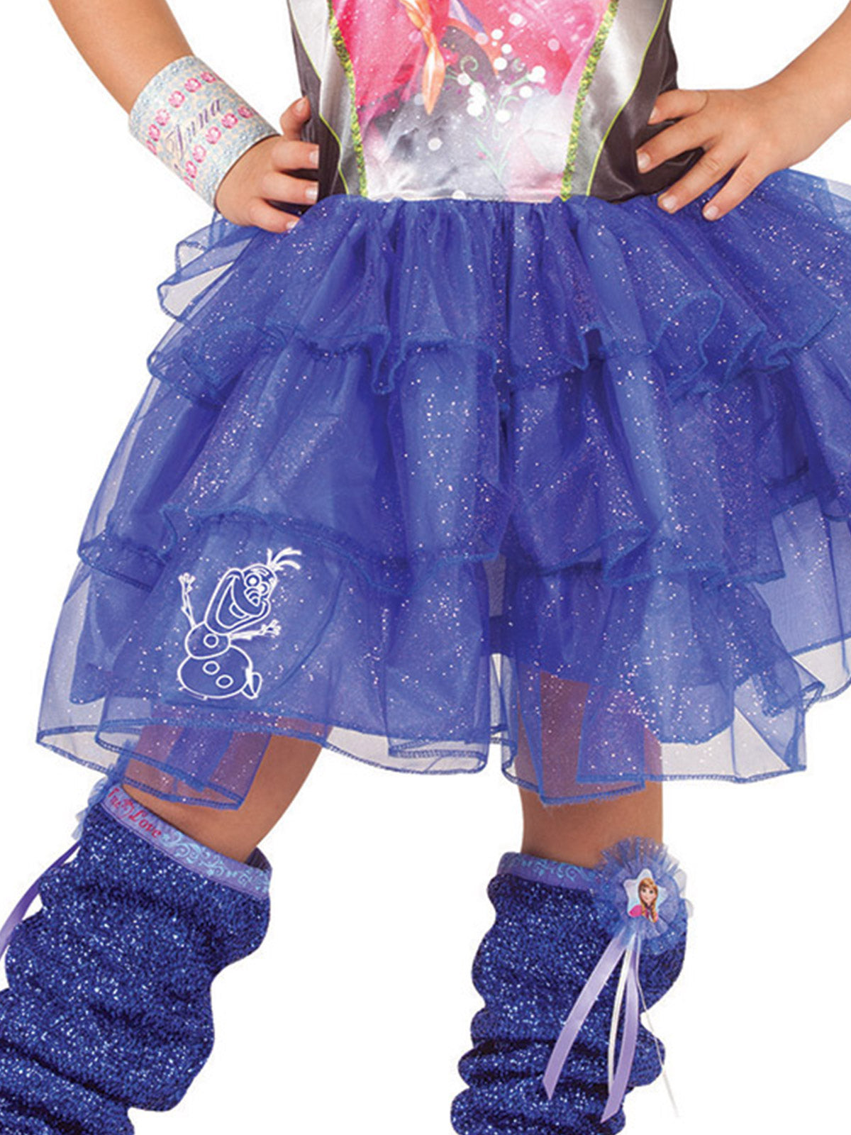 Anna princess dress inspired by Disney Frozen, perfect for girls dress-up playtime.