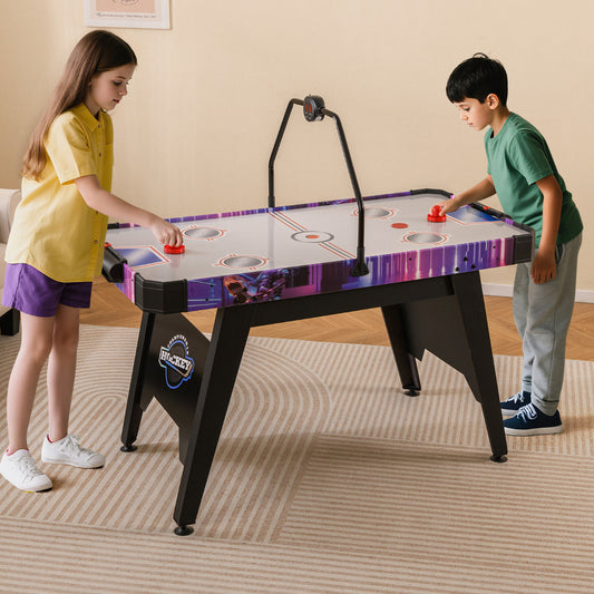 145cm Air Hockey Table | 12V Motor LED Scoreboard Black