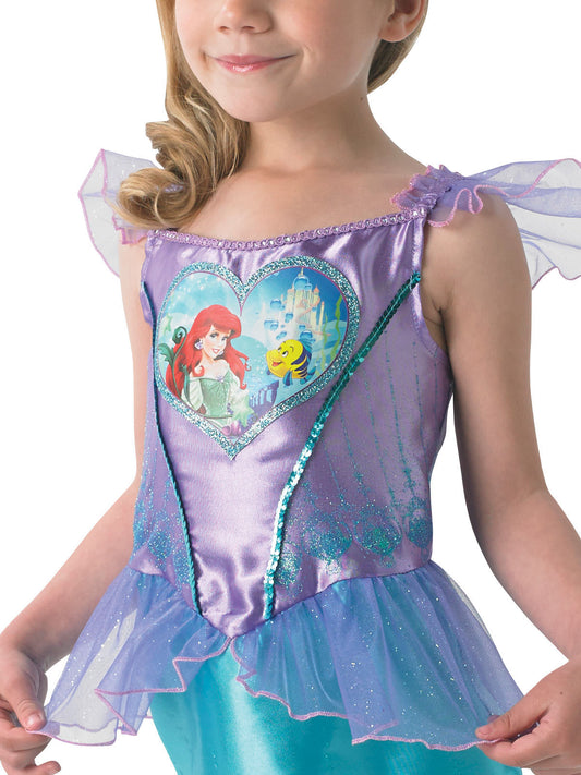 Ariel Loveheart Princess Costume for Girls - Disney Official, ideal for imaginative playtime.