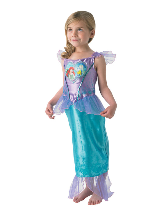 Disney Ariel Loveheart Princess Costume for Girls, perfect for imaginative play at home.