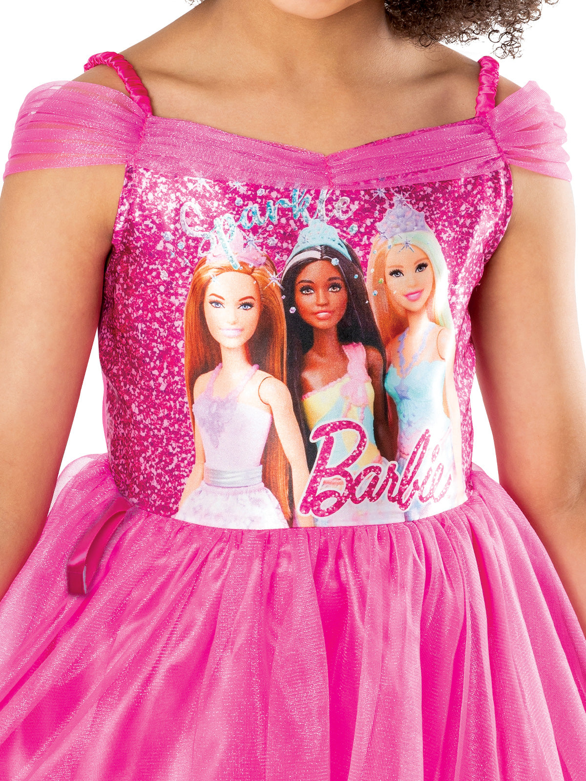 Barbie Pink Tutu Dress Costume with Doll Holder Barbie Pink Tutu Dress Costume with Doll Holder
