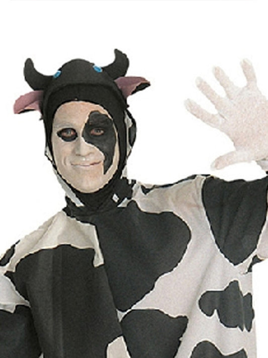 Fun comical cow costume for adults, ideal for home play and entertainment.