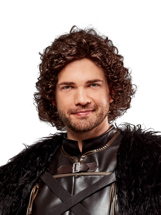 Official Jon Snow curly wig, perfect for kids Game of Thrones costume dress up.