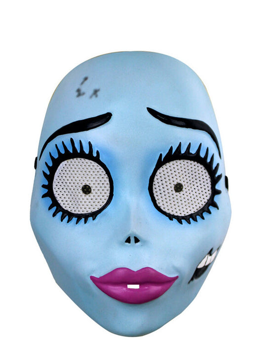 Emily Corpse Bride Half Mask for kids Halloween costume, officially licensed, spooky yet whimsical.