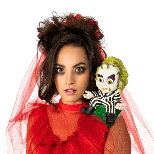 Beetlejuice movie prop replica shoulder accessory, perfect for kids spooky dress up fun at home.