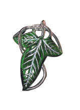 Green Elven Leaf Clasp | Official LOTR Costume Accessory for kids imaginative play.