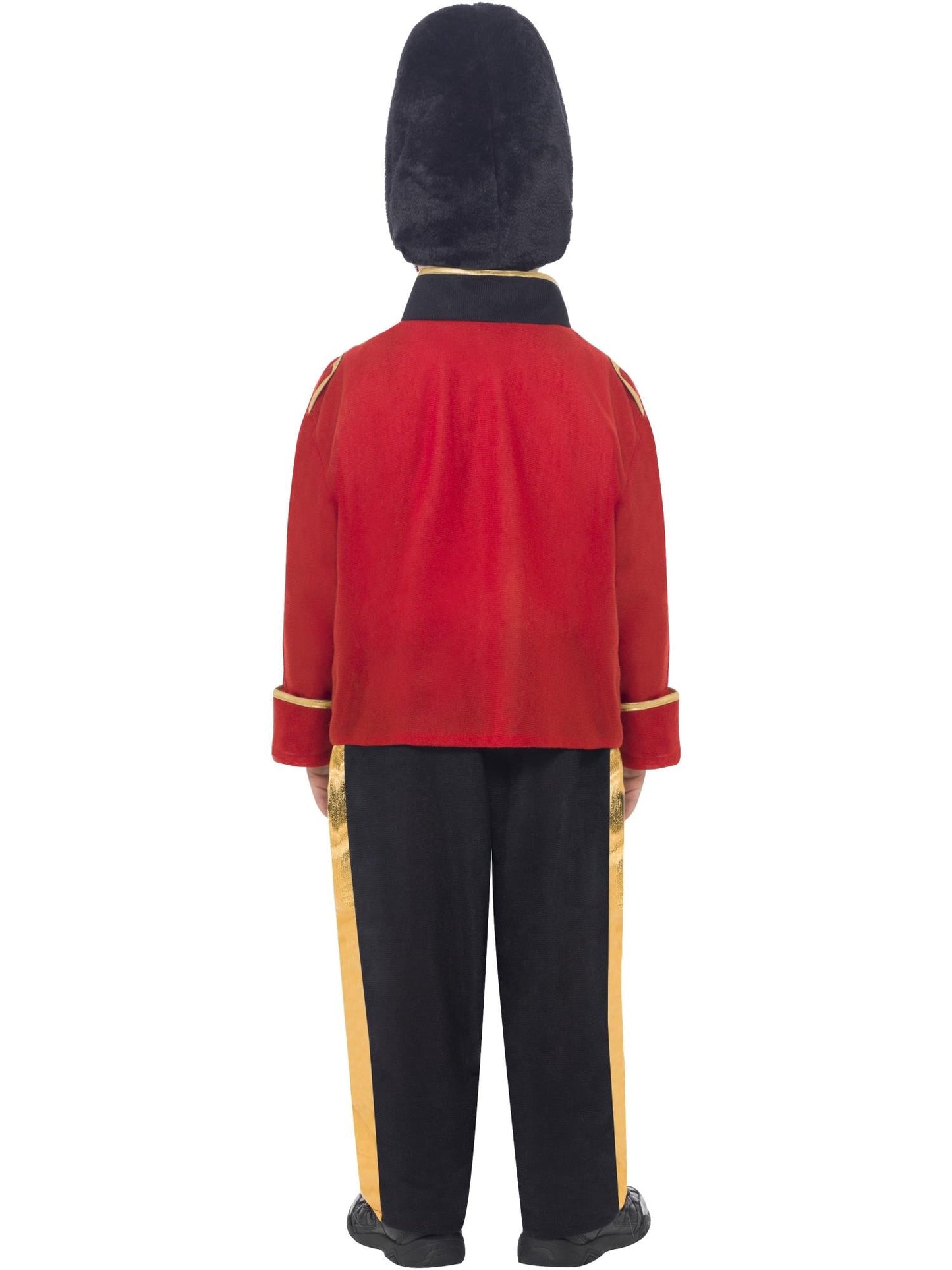 Busby Guard Soldier Costume | Red Jacket Gold Trim | Kids Dress Up