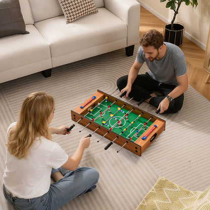 2 In 1 Natural Green Game Table | Foosball & Hockey Fun