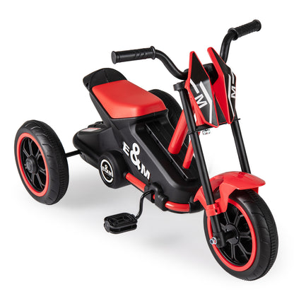 Red 3 Wheel Kids Tricycle | Non-Slip Pedals & Handlebars