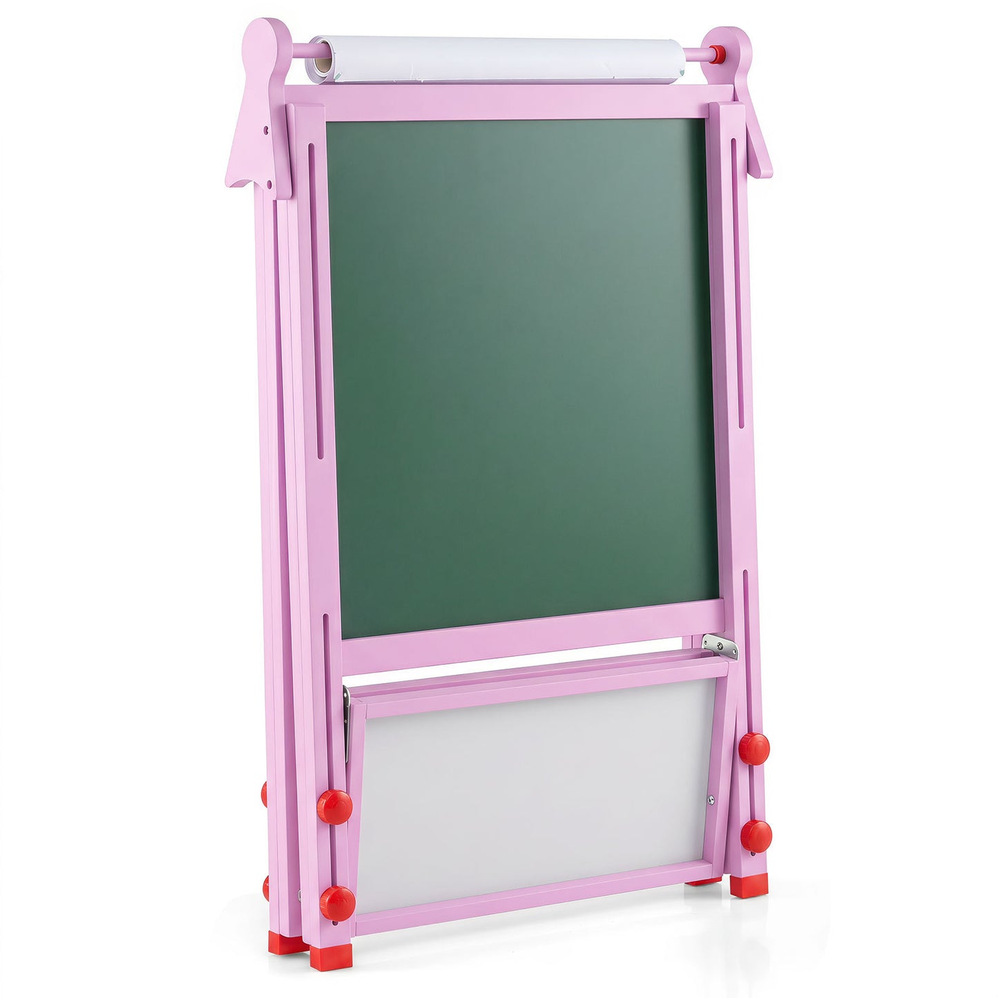 Pink 3-in-1 Kids Art Easel | Adjustable Height & Double Sided