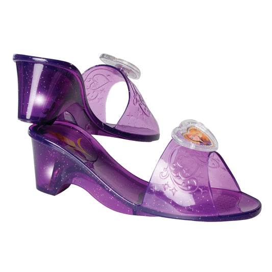 Anna Light-Up Jelly Shoes - Disney Princess Dress-Up Footwear for kids, perfect for playtime.