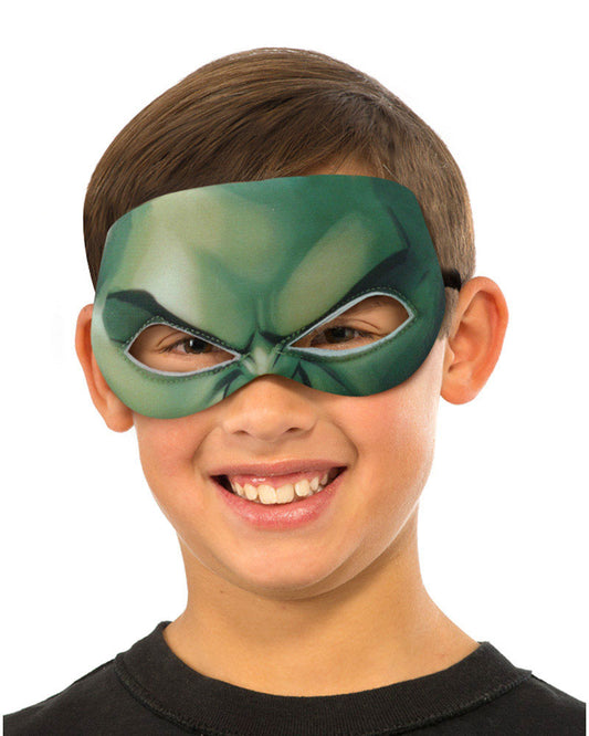 Hulk Marvel kids plush eyemask, ideal for home playtime and sleep. Official licensed product.