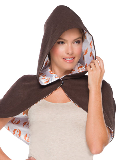 Adult Star Wars Jedi hooded cape, an official costume for childrens imaginative play.