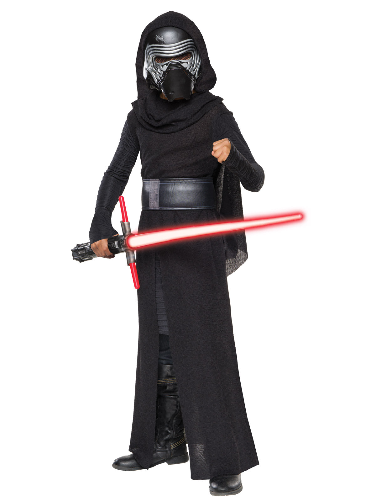 Kylo Ren Deluxe Kids Costume | Official Star Wars attire for home dress-up fun.