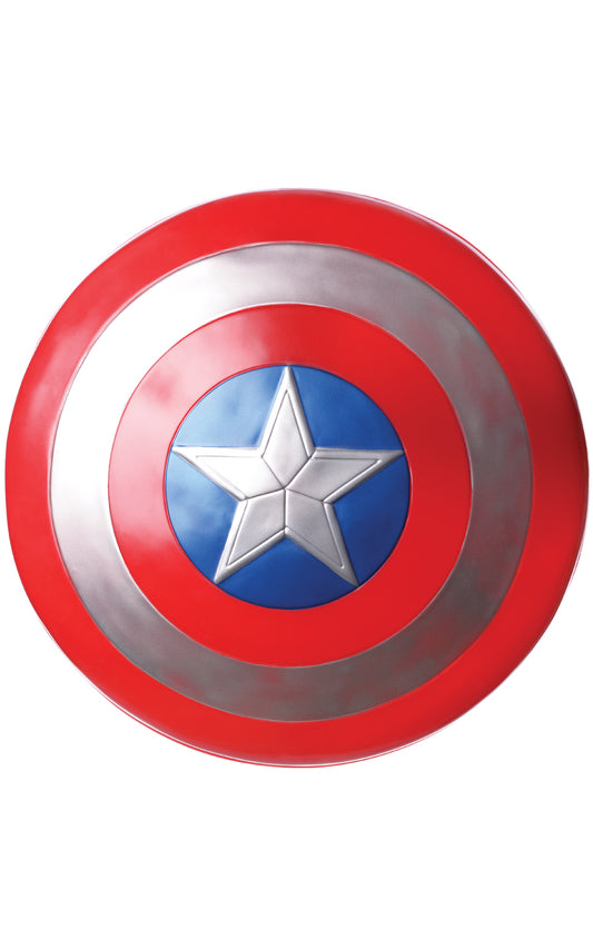 Captain America Shield costume accessory, 24 diameter, perfect for superhero play at home.