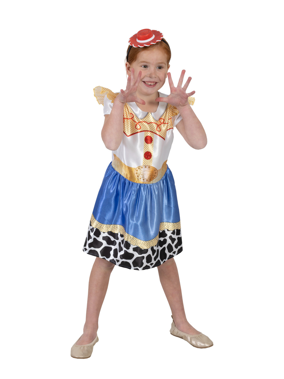 Disney Pixar Jessie Cowgirl Costume for Kids, perfect for toy story-themed play at home.