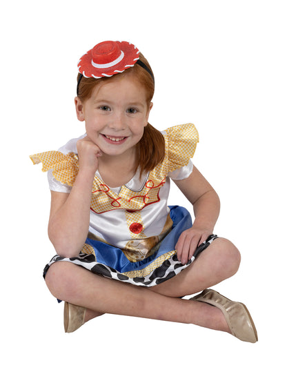 Disney Pixar Jessie Cowgirl Kids Costume - Toy Story Outfit for imaginative play at home.