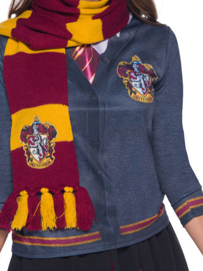 Gryffindor House scarf, perfect for kids costumes, inspired by Harry Potters enchanting world.