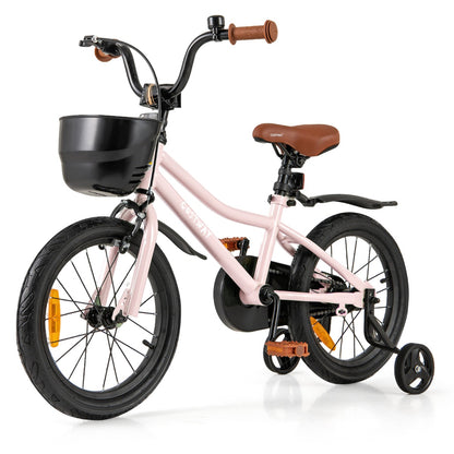Kids Bike Pink 16 Inches | Adjustable Height Dual Brake System