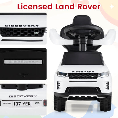 3 In 1 White Land Rover Push Car for Toddlers | Ride On Toy