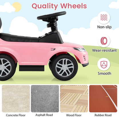Pink Land Rover Discovery 3-in-1 Push Car | Toddler Ride On