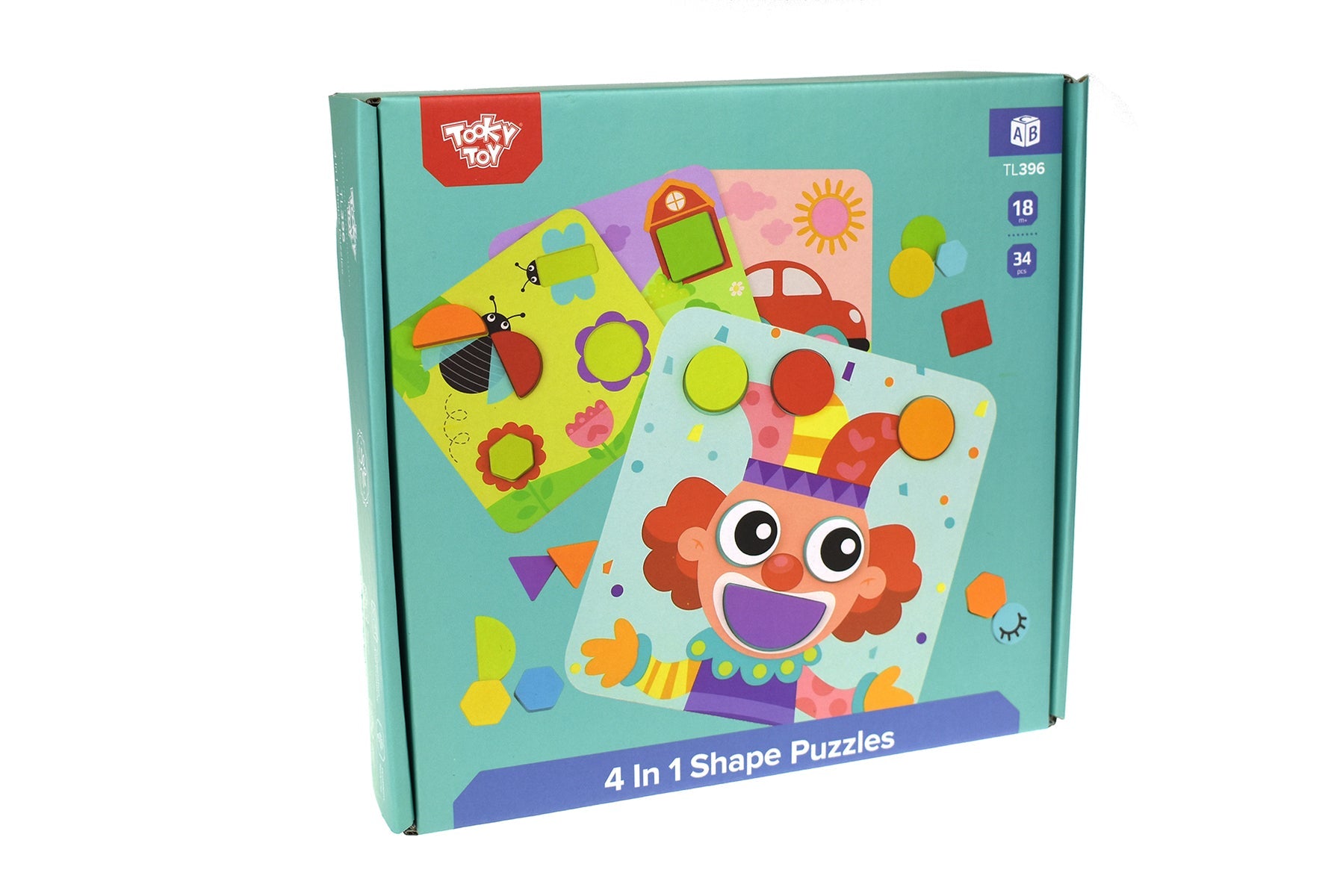 Tooky Toy Shape Puzzle Wooden