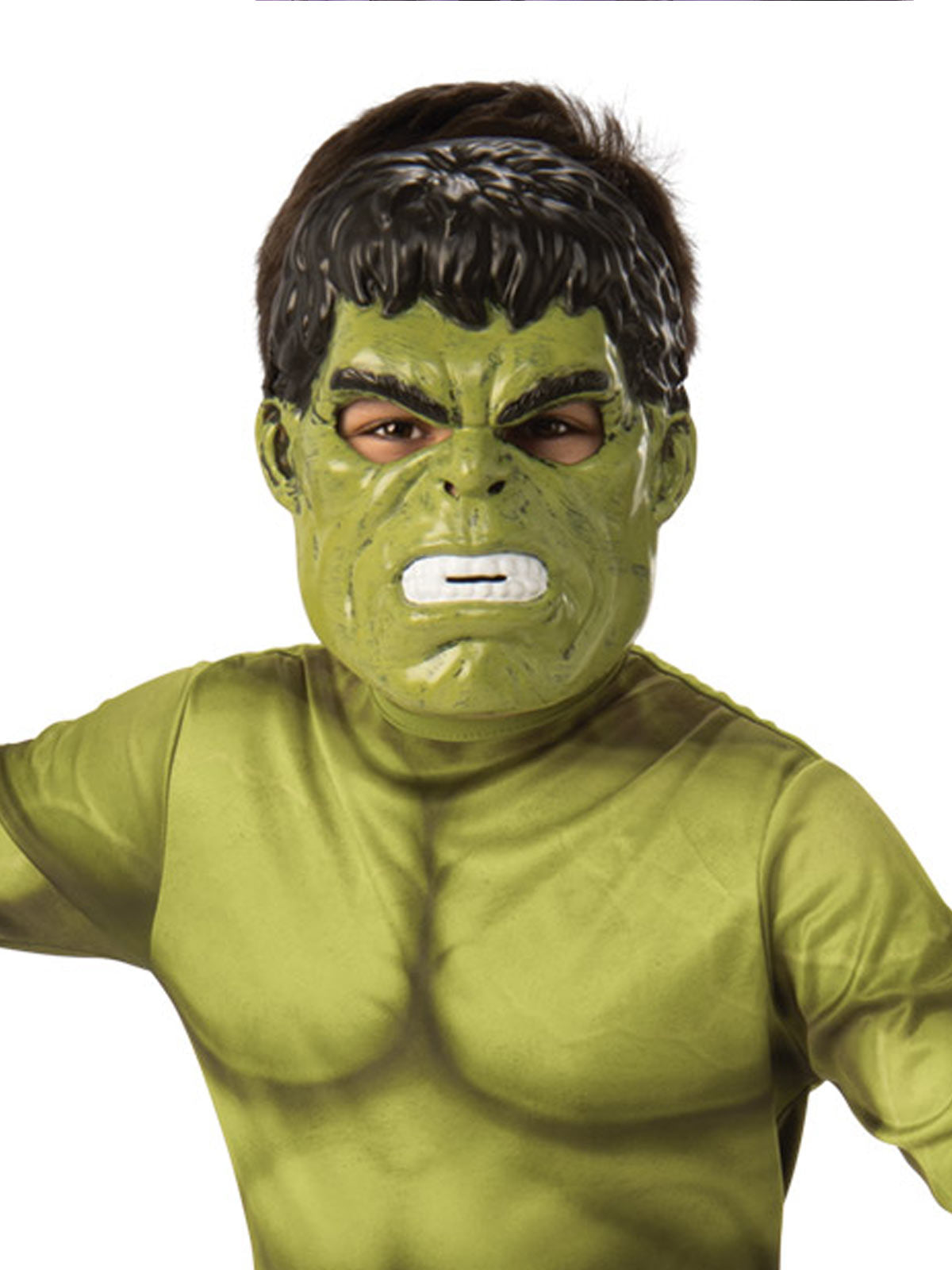 Hulk Classic Costume for Kids | Official Marvel jumpsuit with mask for imaginative play at home.