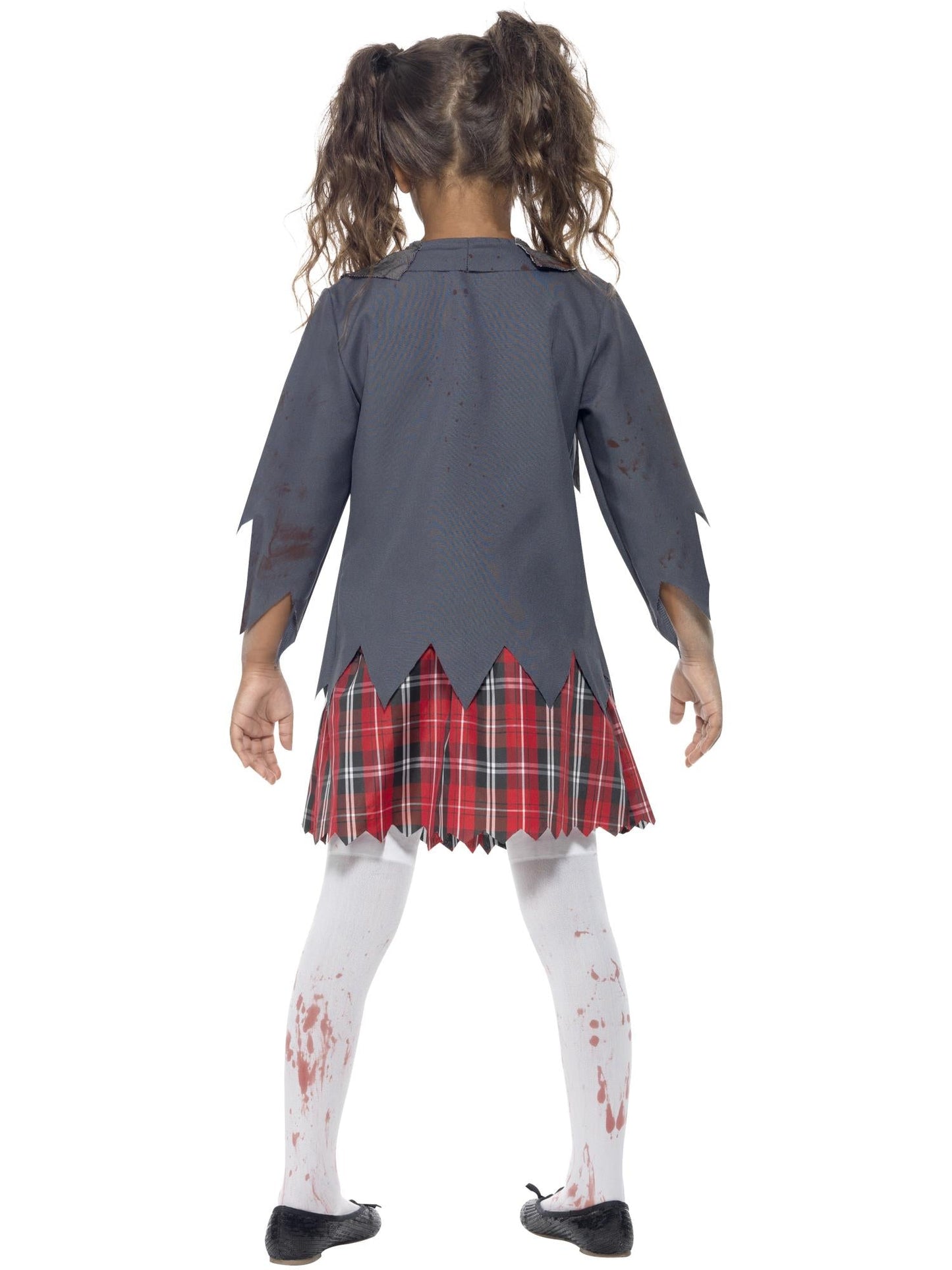 Zombie School Girl Halloween Costume | Blood Stained Outfit Kids
