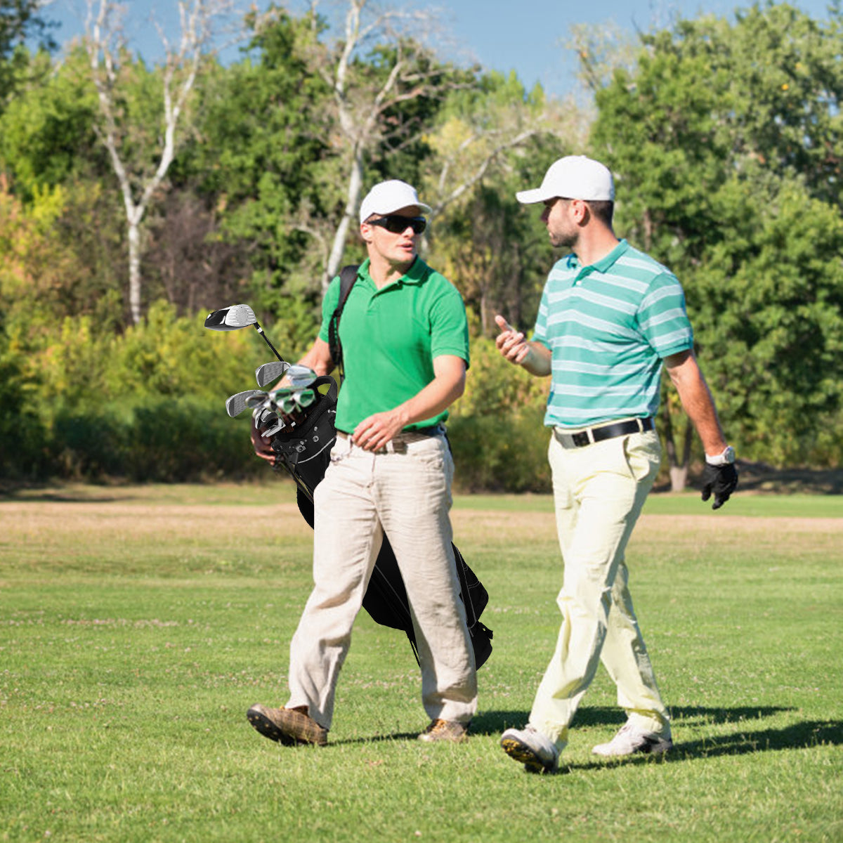 Ultra Light 3.5lb Blue Golf Stand Bag | 4-Way Top Dividers