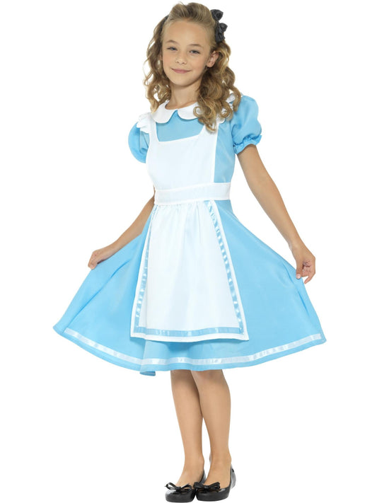 Wonderland Princess Costume Blue Dress with Apron