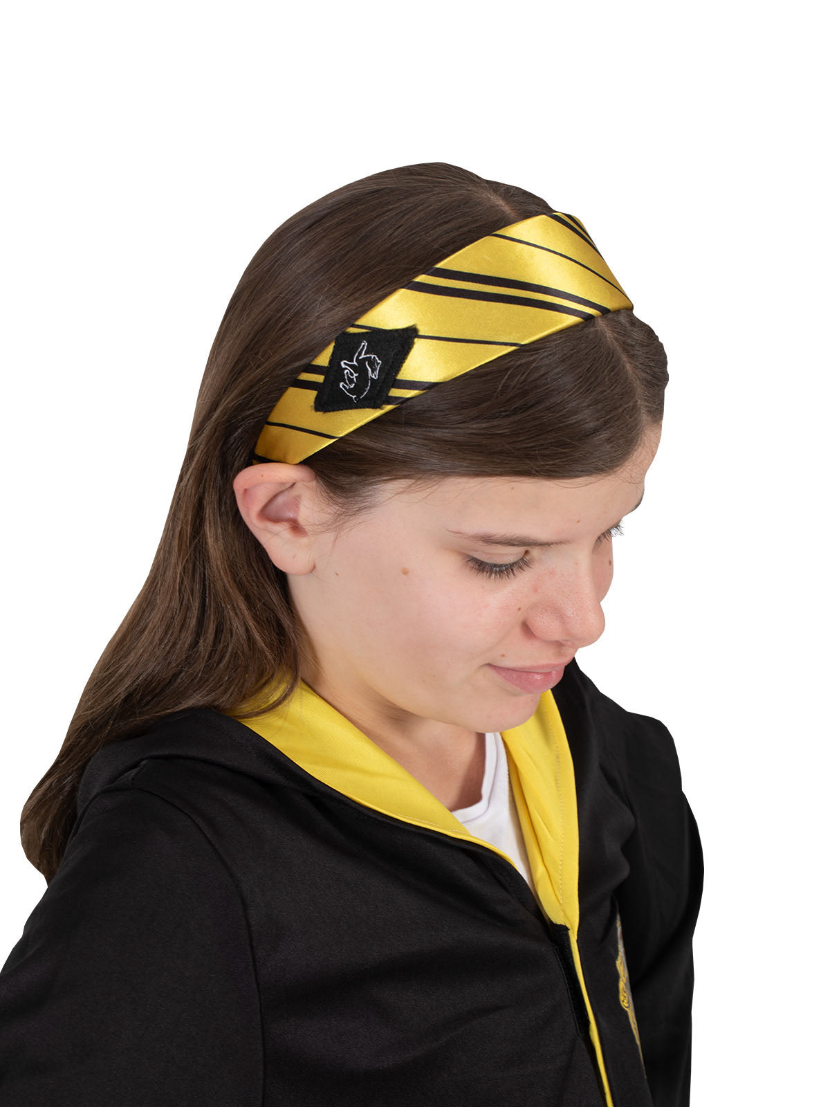 Hufflepuff Headband for Kids. Official Harry Potter accessory ideal for cosplay and playtime.