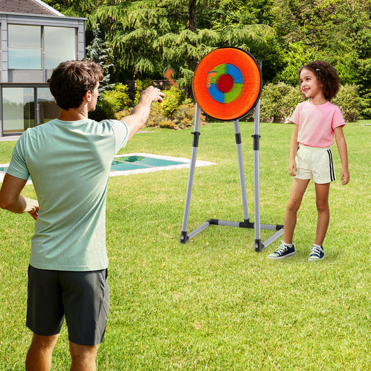 4 In 1 Kids Throwing Target Set | Orange Black Grey Colors