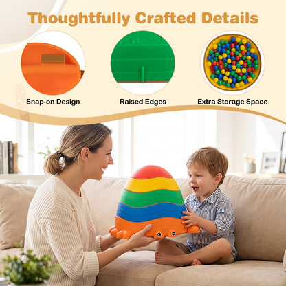5-Piece Multi-Color Crab Stepping Stones | Kids Balance Toy Set