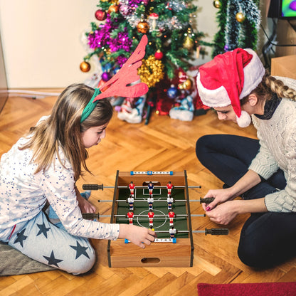 Kids 51cm Mini Tabletop Foosball Game Set - Portable soccer table for home entertainment.