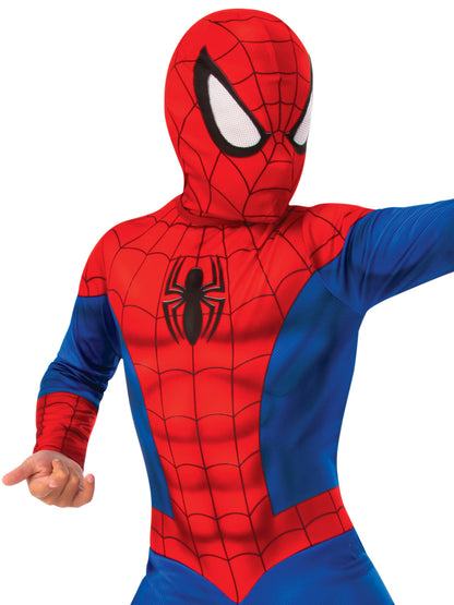 Red Blue Spider Man Digital Print Jumpsuit Costume Kids Marvel